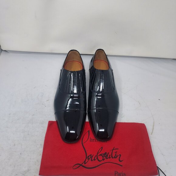 Christian Louboutin Greg on MENS Flat Patent Leather Shoe - Picture 7 of 10